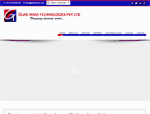 Tablet Screenshot of gladintech.com
